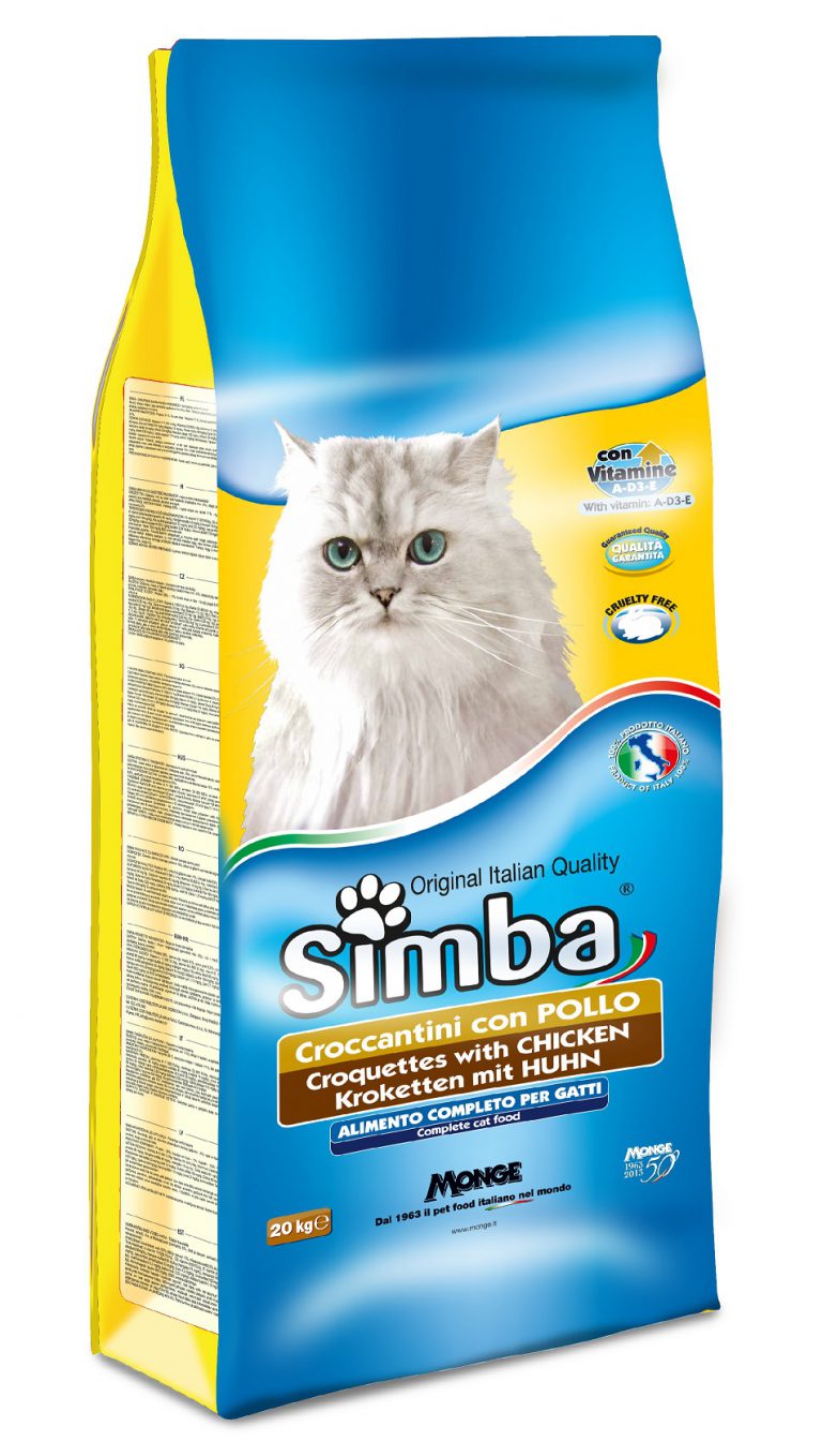סימבה חתול עוף 20 קילוגרם|אוכל יבש לחתול-ZOOSHOP זושופ